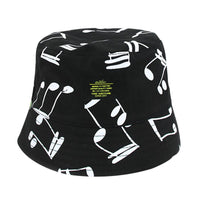 Reversible Music Note Baby Hat