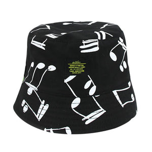 Reversible Music Note Baby Hat