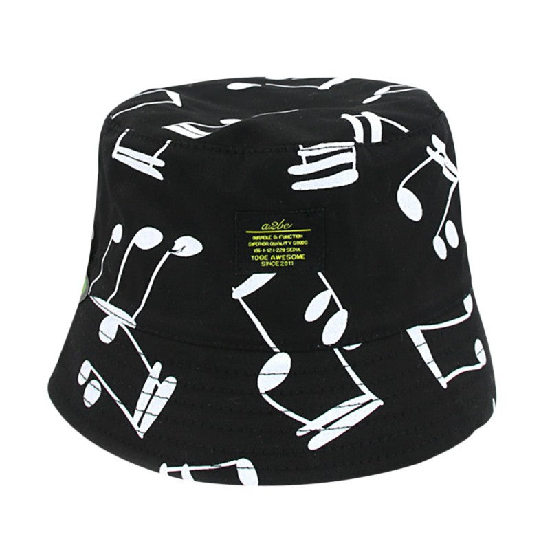Reversible Music Note Baby Hat