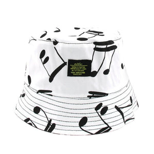 Reversible Music Note Baby Hat