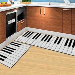 Minimalist Piano Keyboard Mat
