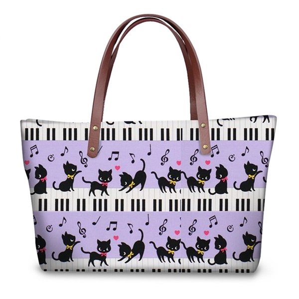 Piano Cat Shoulder Bag
