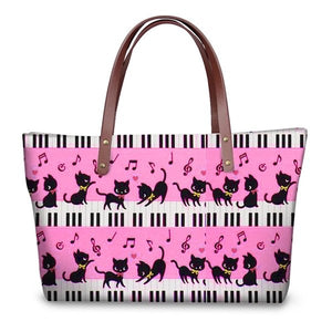Piano Cat Shoulder Bag