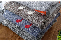 Knitted Sweater With Music Notes